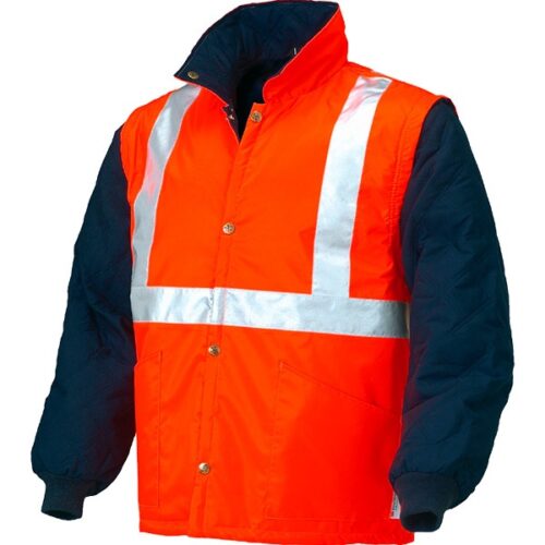 Chaleco acolchado de alta visibilidad Starter naranja
