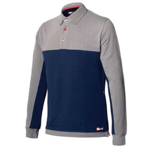 Polo de manga larga Starter Stretch azul