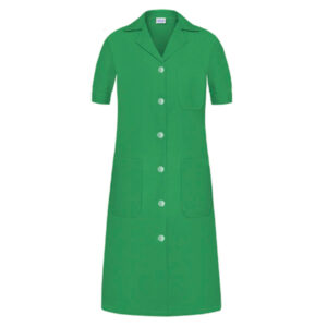 Bata señora entallada Manga corta Vesin verde