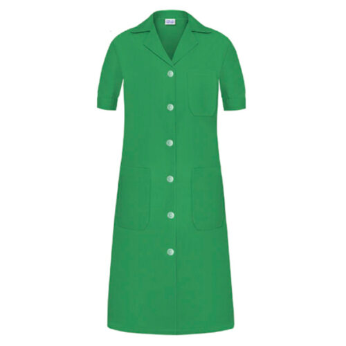 Bata señora entallada Manga corta Vesin verde