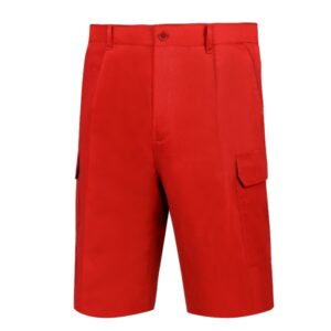 Bermuda multibolsillos Vesin rojo