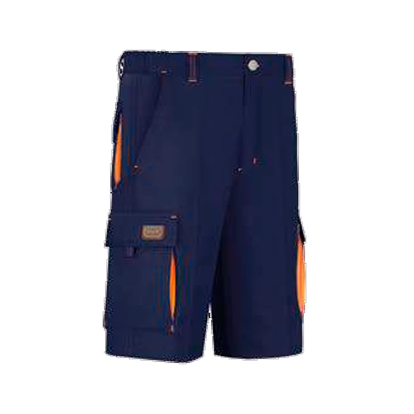 Bermudas 6 bolsillos Vesin bicolor azul marino
