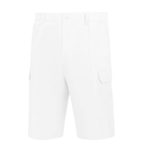 Bermudas multibolsillos con goma Vesin pintor blanco