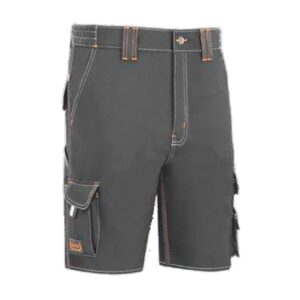 Bermudas multibolsillos triple costura vesin gris
