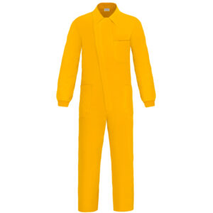 Buzo con cremallera y tapeta Vesin AMARILLO P0-AR