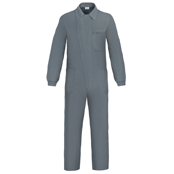 Buzo con cremallera y tapeta Vesin GRIS P0-GR