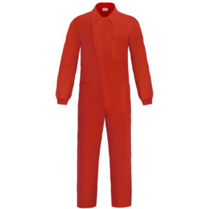 Buzo con cremallera y tapeta Vesin ROJO P0-RO