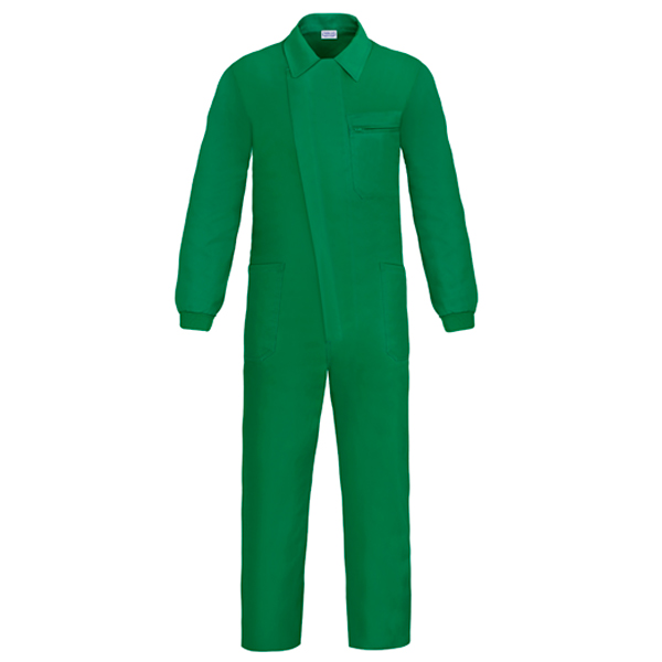 Buzo con cremallera y tapeta Vesin VERDE P0-VE