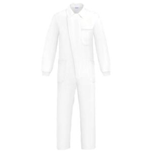 Buzo con cremallera y tapeta Vesin pintor blanco