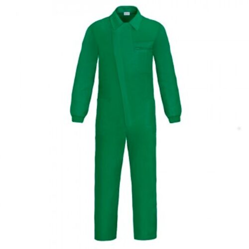 Buzo con cremallera y tapeta Vesin verde