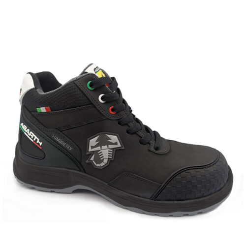 Calzado de seguridad Abarth MOD.ZEROCENTO Nubuck Safety XTREM Negro S3 SRC