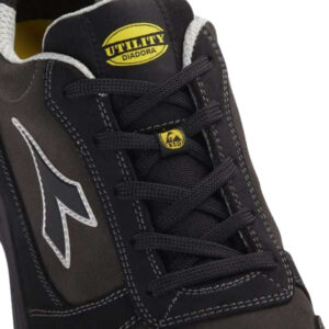 Calzado de seguridad Diadora RUN LOW MET FREE S3L FO SR ESD Negro y gris
