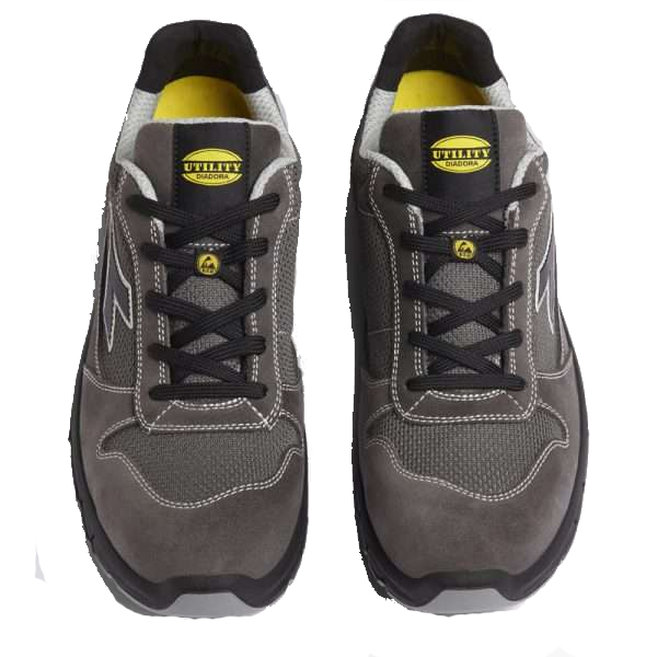 Calzado de seguridad Diadora RUN TEXT LOW MET FREE S1PL FO SR ESD GRIS ACERO/ANTRACITA