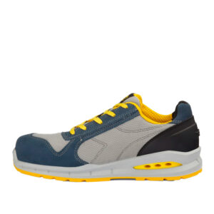 Calzado de seguridad Diadora Run Net AB Low S1PS FO SR Blue cosmos / gris roca lunar