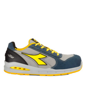 Calzado de seguridad Diadora Run Net AB Low S1PS FO SR Blue cosmos / gris roca lunar