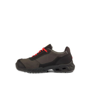 Calzado de seguridad Diadora SHARK STAB IMP LEAT LOW NEGRO ROJO S3S FO SR SC ESD