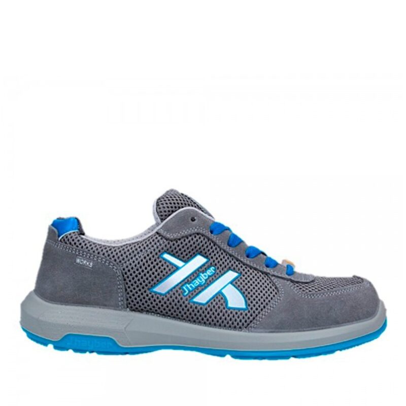 Calzado de seguridad Jhayber Energy Gravity S1P SRC gris-azul