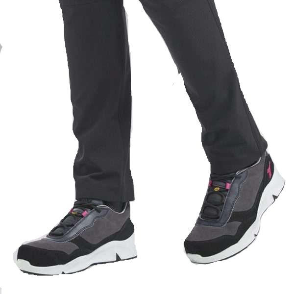 Calzado de seguridad para mujer Diadora ATHENA LOW S3L FO SR ESD Hierro y rojo frambuesa
