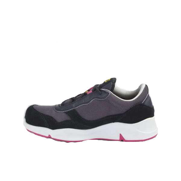 Calzado de seguridad para mujer Diadora ATHENA TEXT LOW S1PL FO SR ESD HIERRO/ROJO FRAMBUESA