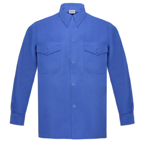 Camisa manga larga Vesin L-500 azulina A43-AZ