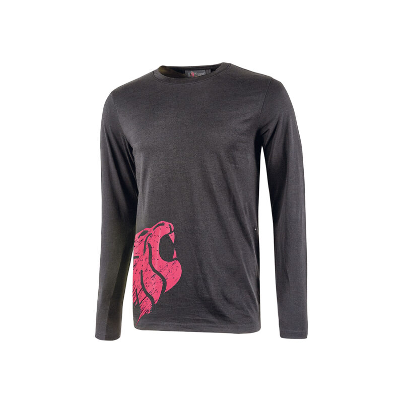 Camiseta U-Power ALIEN Grey Fucsia