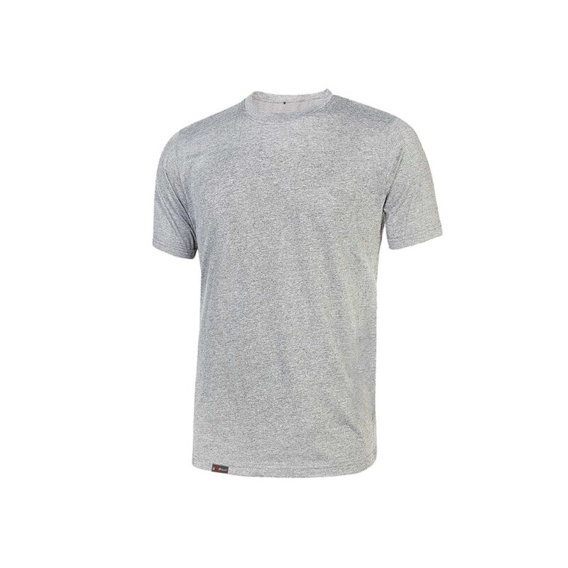 Camiseta U-Power LINEAR Grey Silver