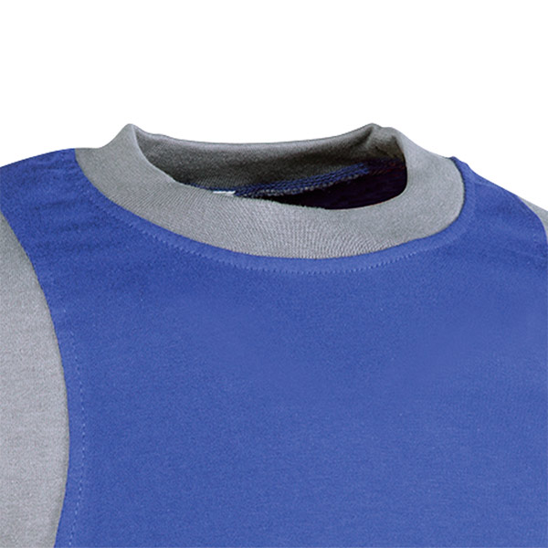 Camiseta de manga corta Juba 930 PREMIUM Azulina - Gris