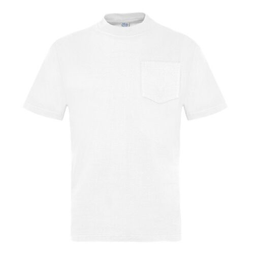 Camiseta manga corta con bolsillo Vesin pintor blanco