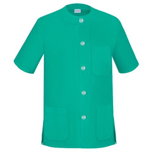 Casaca cuello redondo unisex manga corta Vesin verde