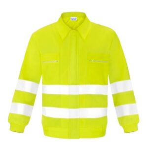 Cazadora Acolchado con cremallera alta visibilidad Vesin amarillo