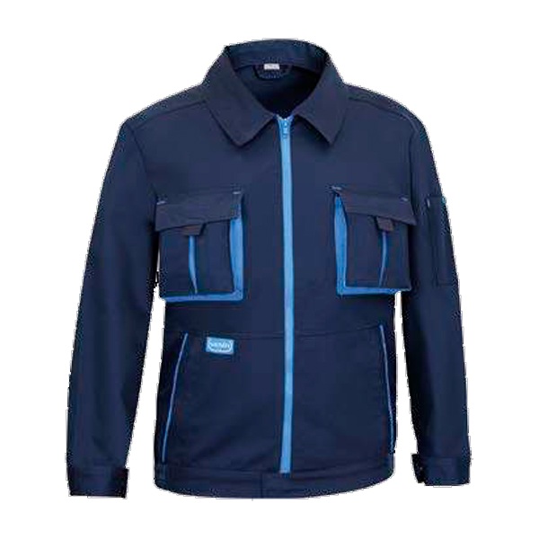 Cazadora multibolsillos Elite bicolor Vesin azul