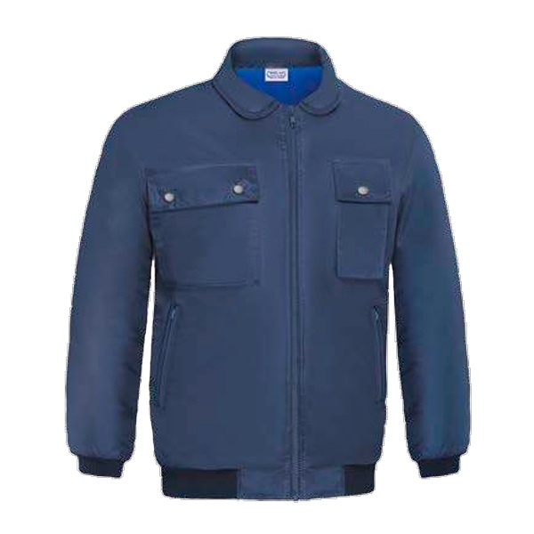 Cazadora pilot acolchada y forro polar Vesin azul