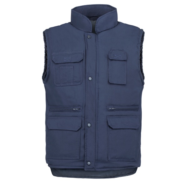 Chaleco 7 bolsillos Vesin azul
