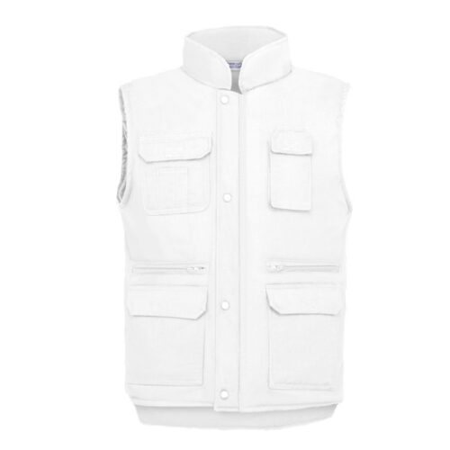 Chaleco con forro nylon Vesin pintor blanco
