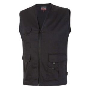 Chaleco de trabajo U-Power Chica Black Carbon