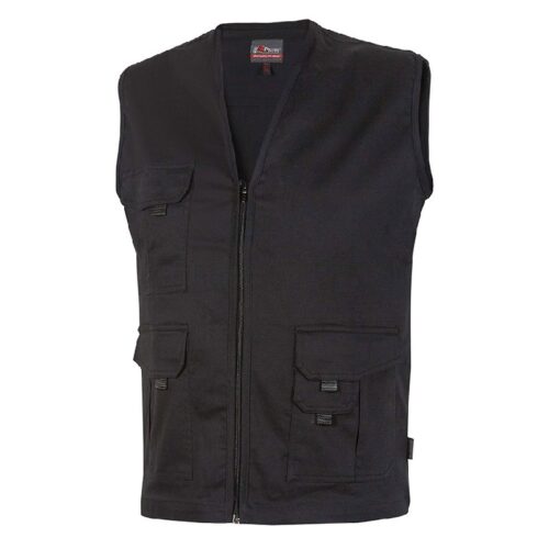 Chaleco de trabajo U-Power Chica Black Carbon