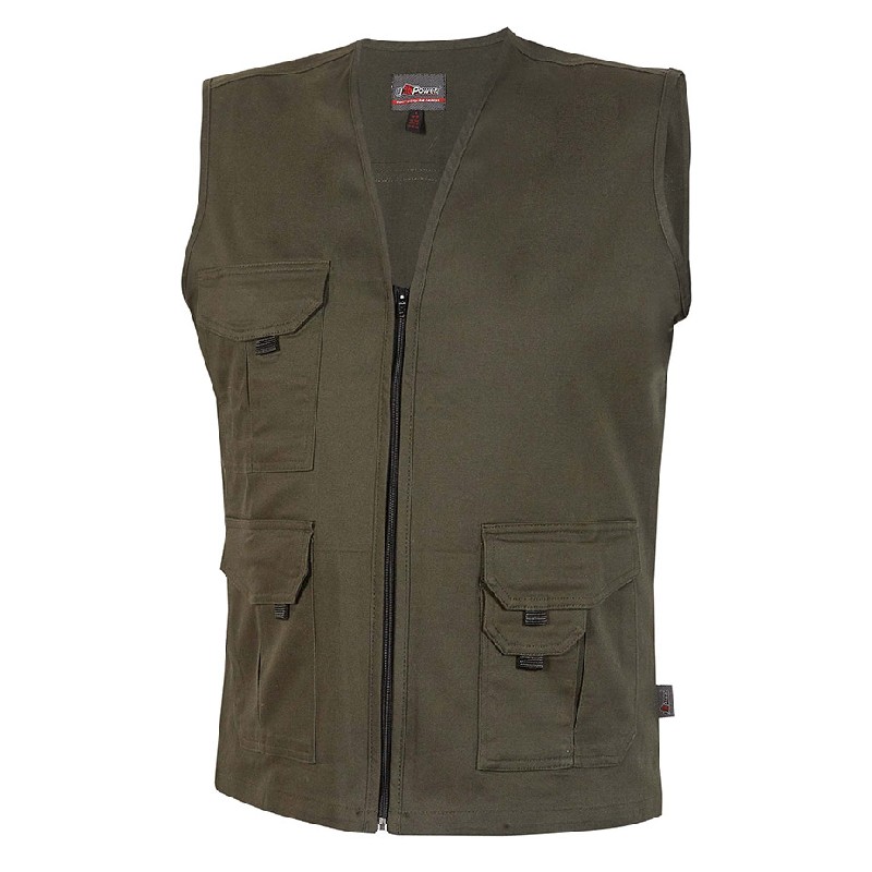 Chaleco de trabajo U-Power Chica Dark Green