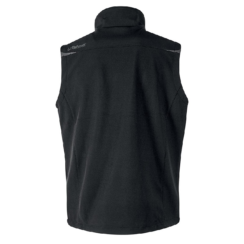 Chaleco de trabajo U-Power Ebrio Black Black