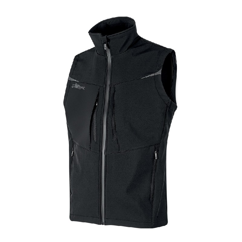Chaleco de trabajo U-Power Ebrio Black Black