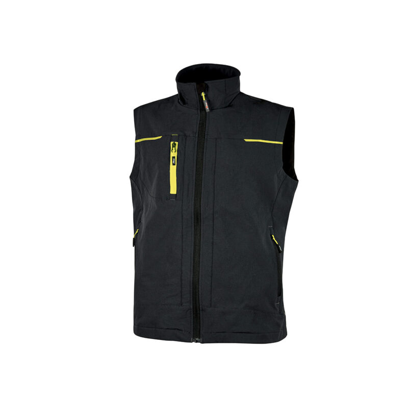 Chaleco de trabajo U-Power Saturn LADY Black Carbon