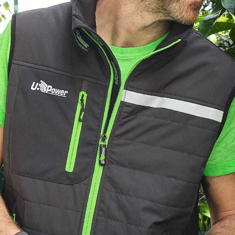 Chaleco de trabajo U-Power Wall Grey Green
