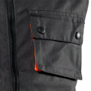Chaleco de trabajo Juba 837 Profesional Gris oscuro - Negro - Naranja