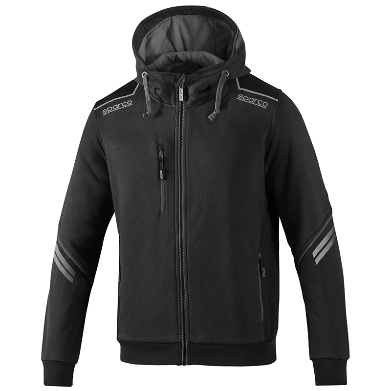 Chaqueta Sparco TECH HOODED FULL ZIP 02414NRGS