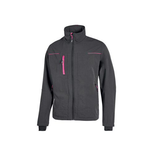 Chaqueta U-Power Pluto LADY Grey Fucsia