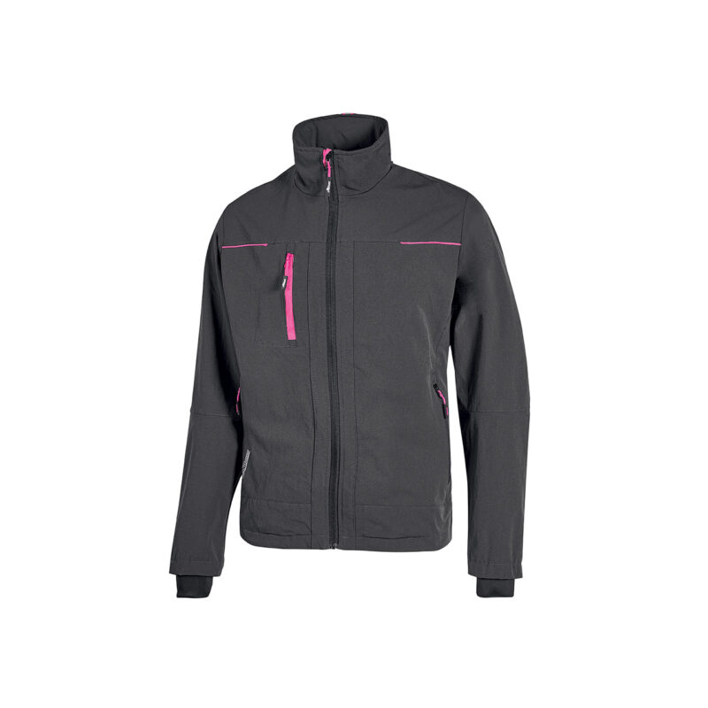 Chaqueta U-Power Pluto LADY Grey Fucsia