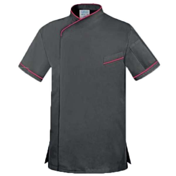 Chaqueta cocinero manga corta (Espalda transpirable) CCE-501