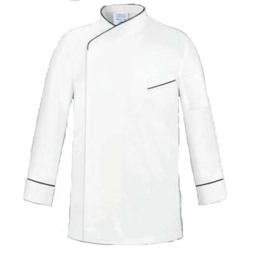 Chaqueta cocinero manga larga blanco(Espalda transpirable) CCE-500