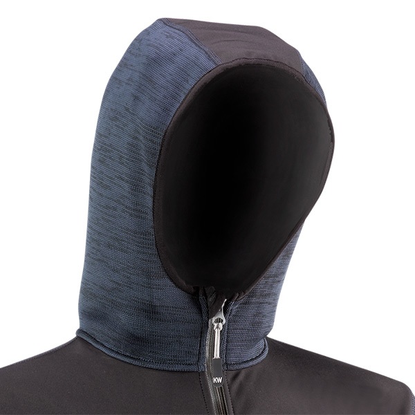Chaqueta con capucha fija exterior Juba 2897DN KARAVIA Azul Marino - Negro