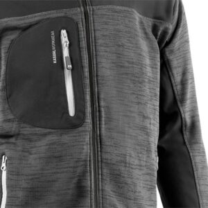 Chaqueta con capucha fija exterior Juba 2897G KARAVIA Gris - Negro