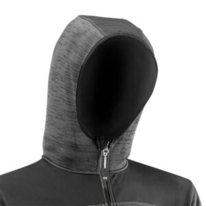 Chaqueta con capucha fija exterior Juba 2897G KARAVIA Gris - Negro